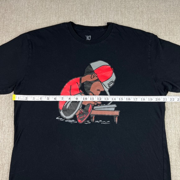 J Dilla Graphic T-Shirt Men's Large Tee Streetwear Black Authentic Hip Hop Music - Picture 4 of 8